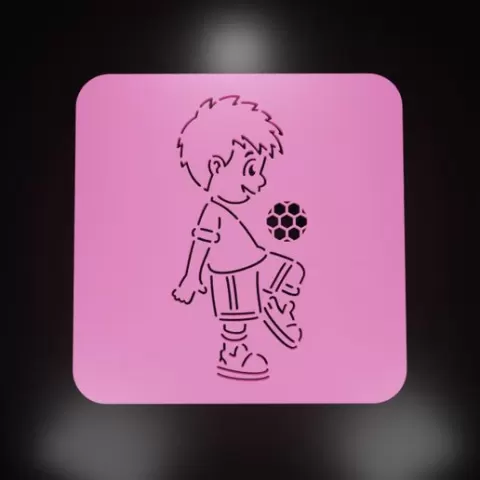 SOCCER STENCIL #2