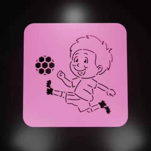 Soccer Stencil #1