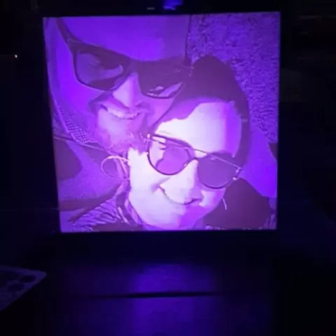 Lithophane led stand