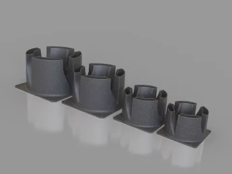 Noctua Airflow Amplifier for Different Fan Sizes (with Gopro and tripod mount)
