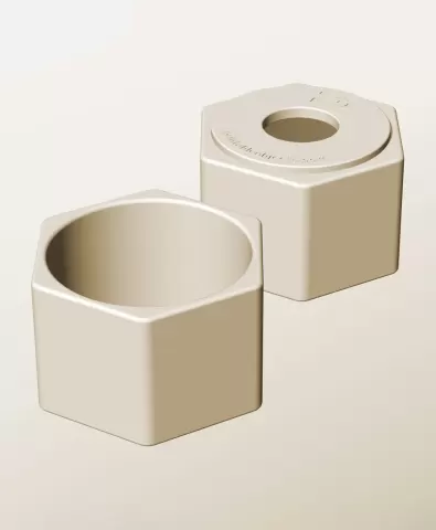 CH96-70-P Pierced container modular stackable module bin box