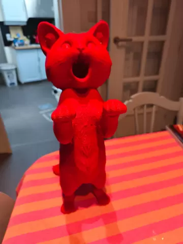 Cat shaped dice tower