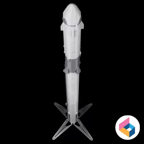 Space X Falcon 9 Rocket