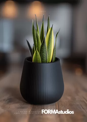 Planter with drip tray - FORMAstudios P011