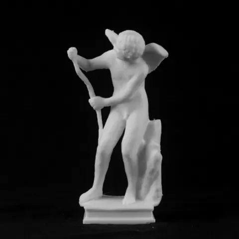 Eros archers (with stick) at the Louvre, Paris, France by Scan The World