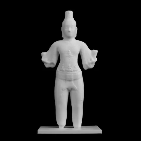 Buddha protege par naga at The Guimet Museum, Paris, France by Scan The World