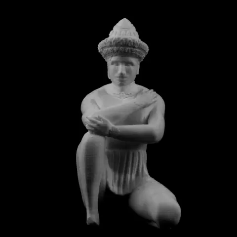 Kneeling male attendant, The Metropolitan Museum of Art, New York, USA by Scan The World