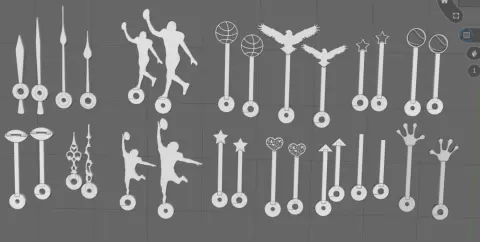 Assorted clock hands - yvettetaplin418 iEkw