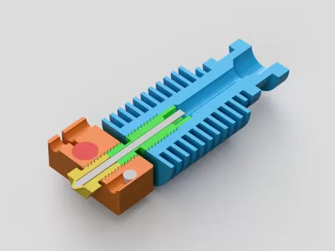 E3D V6 - Educational Hotend Section