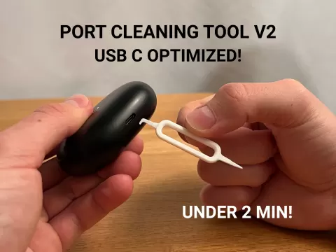 Charger Port Cleaning Tool - USB C Optimized