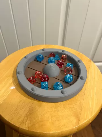 DND SHIELD DICE TRAY