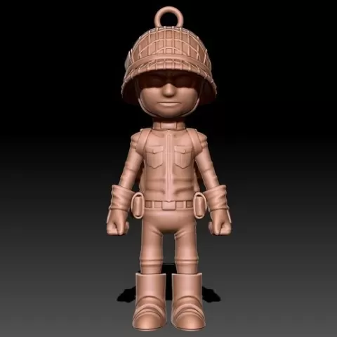 Soldier Keychain