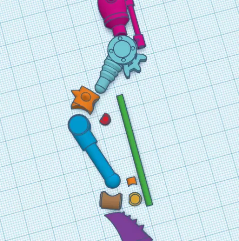 posable robot legs