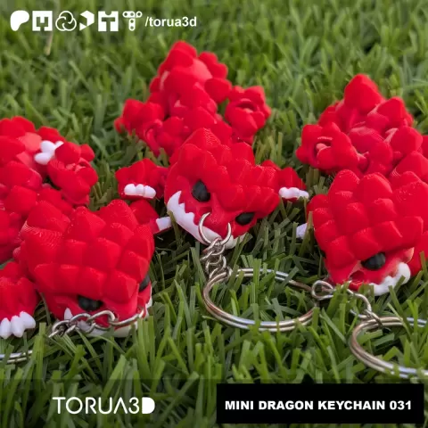 Mini dragon Keychain 031