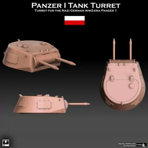 Panzer 1 Tank Turret