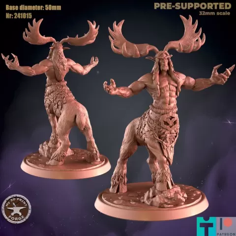 Centaurion casting spell by My3DPrintForge