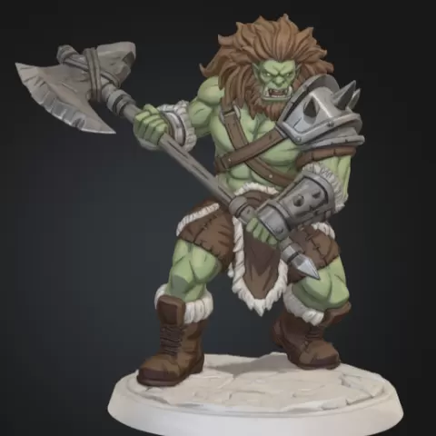Anime Hero Grakk Stoneaxe