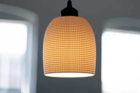 Grid Pendant Light