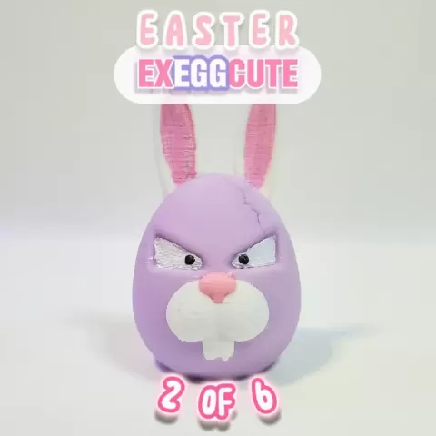 Easter Bunny Exeggcute [2 OF 6] Seasonal Pokemon Fan Art Holiday Decoration Set