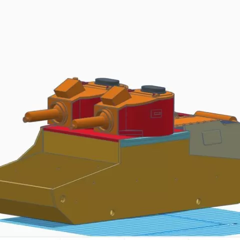 Polish 7tp Double MG Turret Conversion