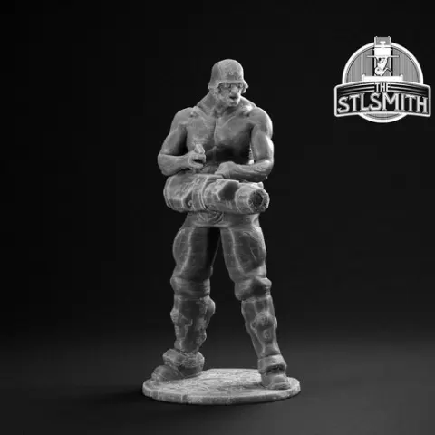 Commando Doom 3 Miniature STL