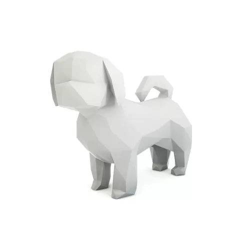 Shihtzu Dog Geometric