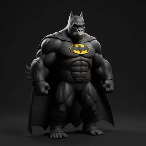 Gorille Batman - E.AB / FabLab