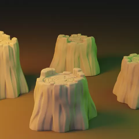 Tree Stumps by Modern-Miniatures.eu