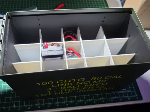 LiPo Ammo Box Insert / Battery Organizer