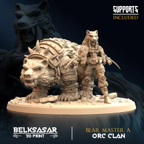 Orc - Bear Master A Variant 2 by Belksasar