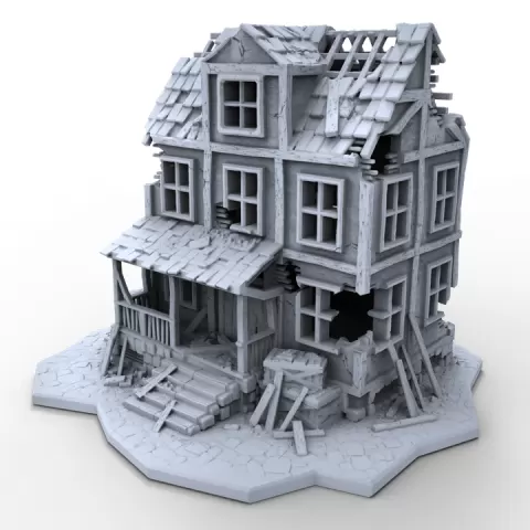 2 Level Damaged House by ZBB EditionS
