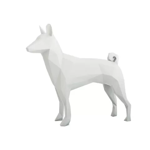 Baseji Dog Geometric