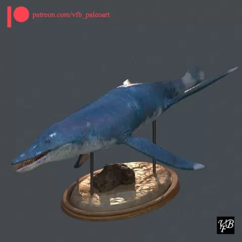 Pliosaurus funkey for 3D printing