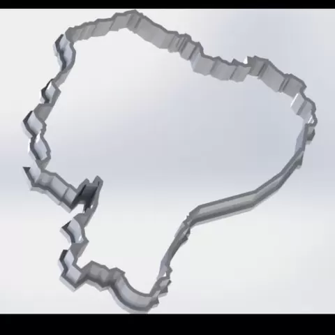 Ecuador cookie cutter