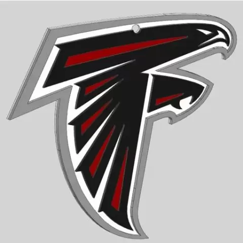 Atlanta FALCONS. in layers to be able to print in colors - Rulman00