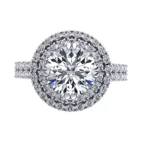 Engagement, Solitailr ,Band, Ring 3d Model Render