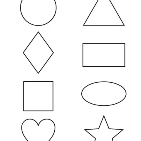 8 Basic Shapes Clay/Cookie Cutters Set