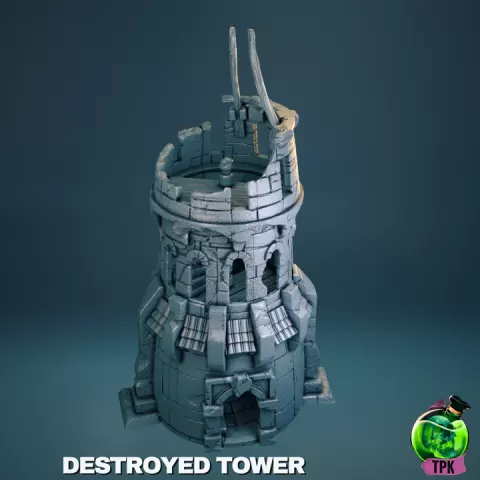 Destroyed Tower by TPK Lab