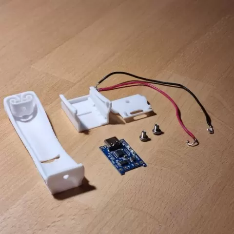 18650 compact charger | TP4056 USB C (charging module)