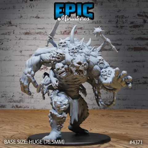 Titan Hecatoncheires / Hundred-Handers Giant / Ancient Greek Beast / Roman Myth Monster / Evil Creature / Olympian Encounter by Epic-Miniatures