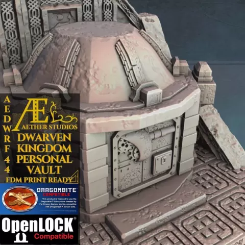 AEDWRF44 - Dwarven Kingdom Personal Vault by Aether Studios