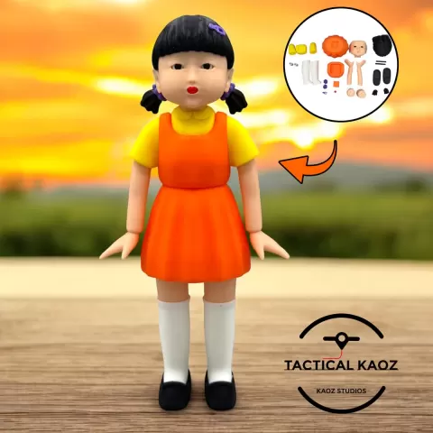Squid Game Doll Young-hee - Parted Out