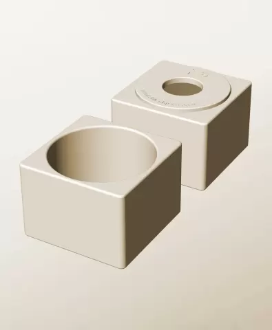 CS96-75-P Stackable pierced component box for creative makers