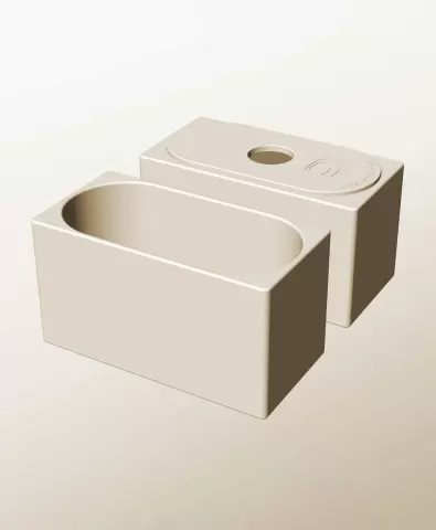 CX96-115-P Modular pierced component container modern decor