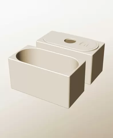 CX96-110-P Stackable pierced component box for creative makers