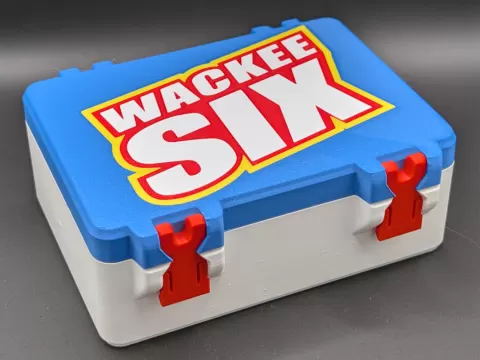 Wackee Six Card Box - SnapLock