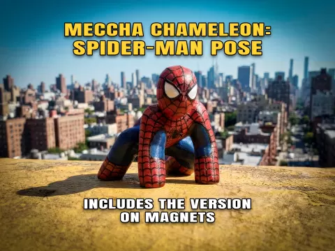 Meccha Chameleon: The Spider-Man Pose