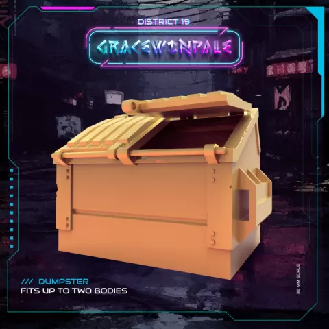 Dumpster by Gracewindale Mini Scenery
