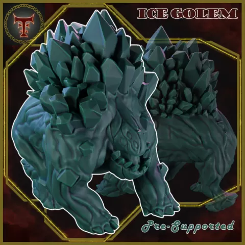 Ice Golem by Tarius Trinkets