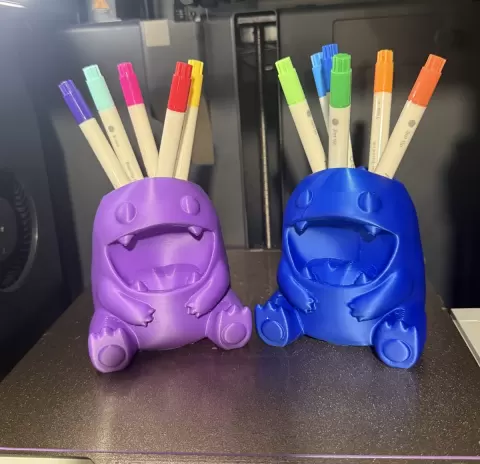 Monster Dino Pencil Holder